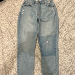 Abercrombie Curve Love the Mom High Rise Jean